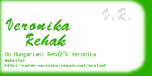 veronika rehak business card